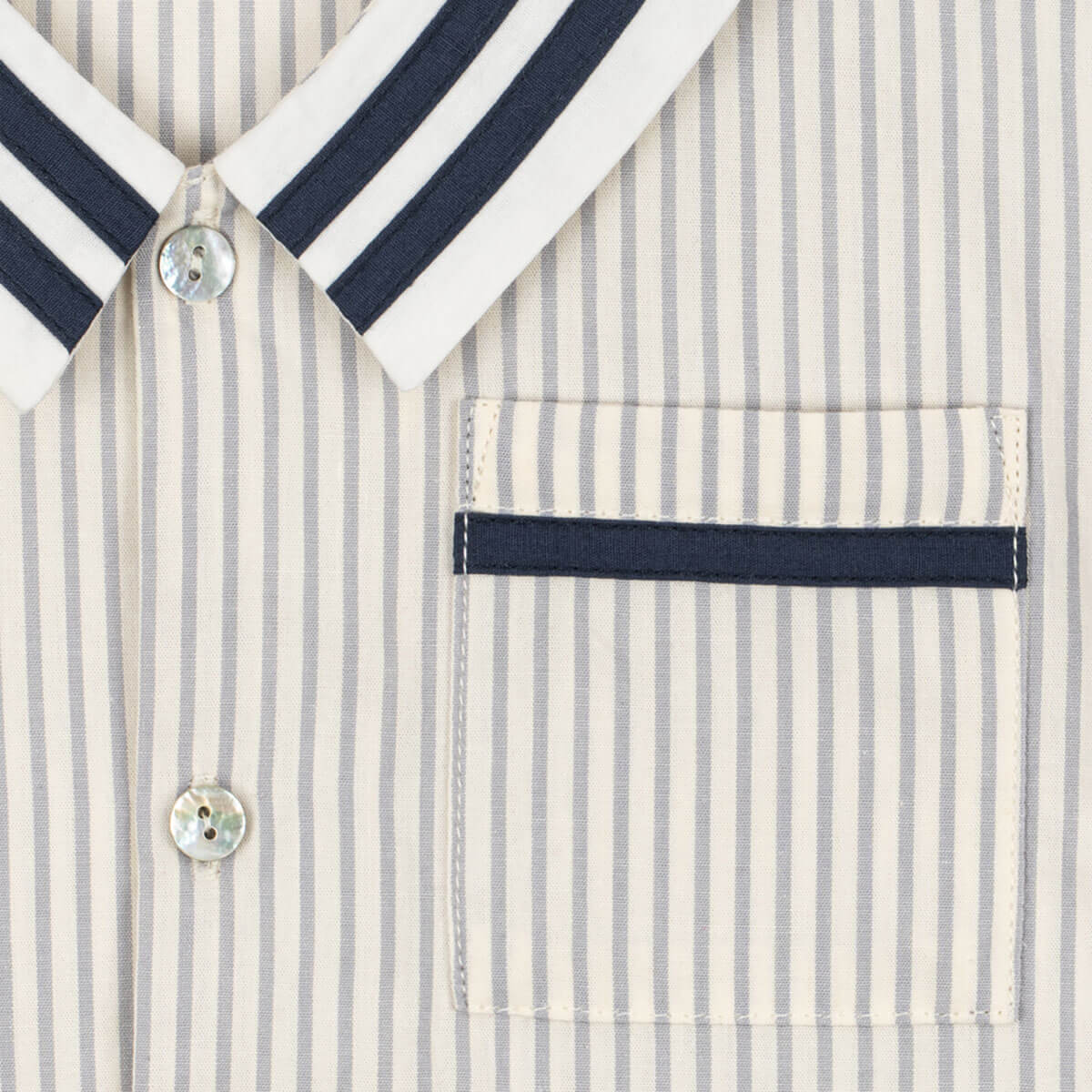 Allie Sailor Shirt in Bleu Stripe by Konges Sløjd
