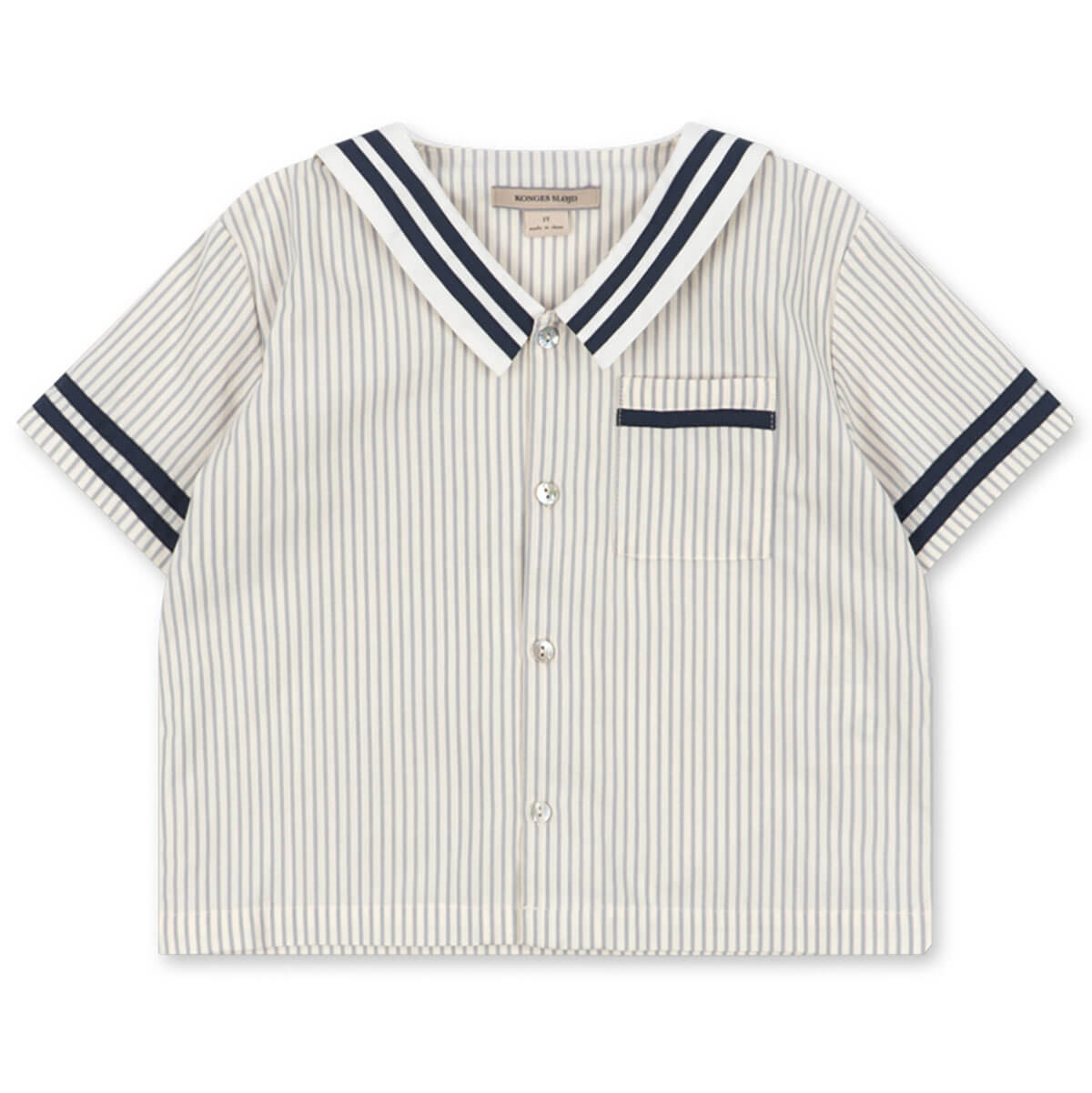 Allie Sailor Shirt in Bleu Stripe by Konges Sløjd