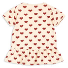 Basic Frill Tee in Amour Rouge by Konges Sløjd