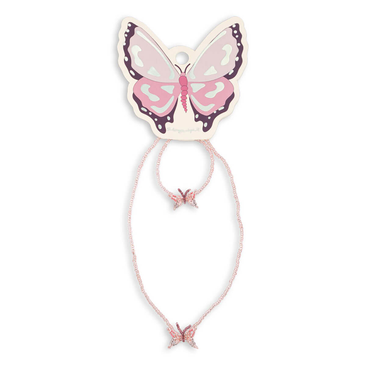 Butterfly Necklace and Bracelet Set by Konges Sløjd