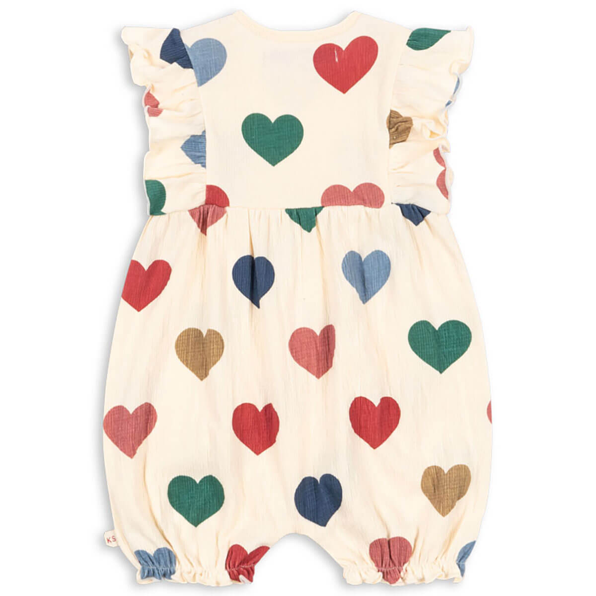Chleo Frill Romper in Bon Coeur Coloré by Konges Sløjd