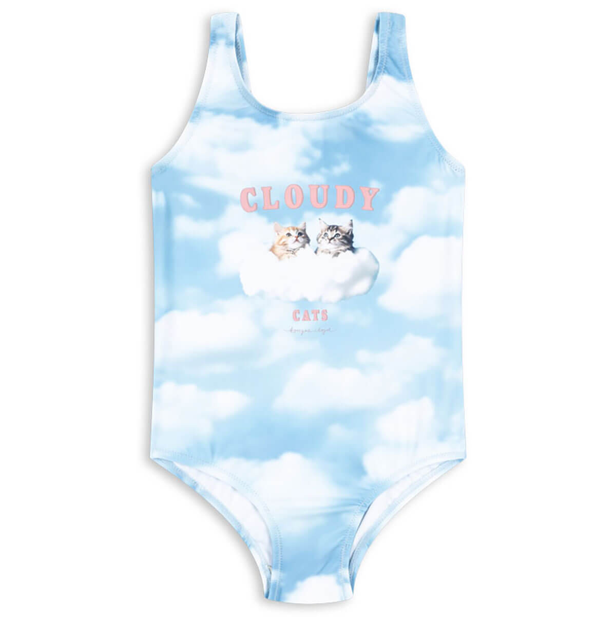 Cloudy Swimsuit in Cloudy Cats by Konges Sløjd