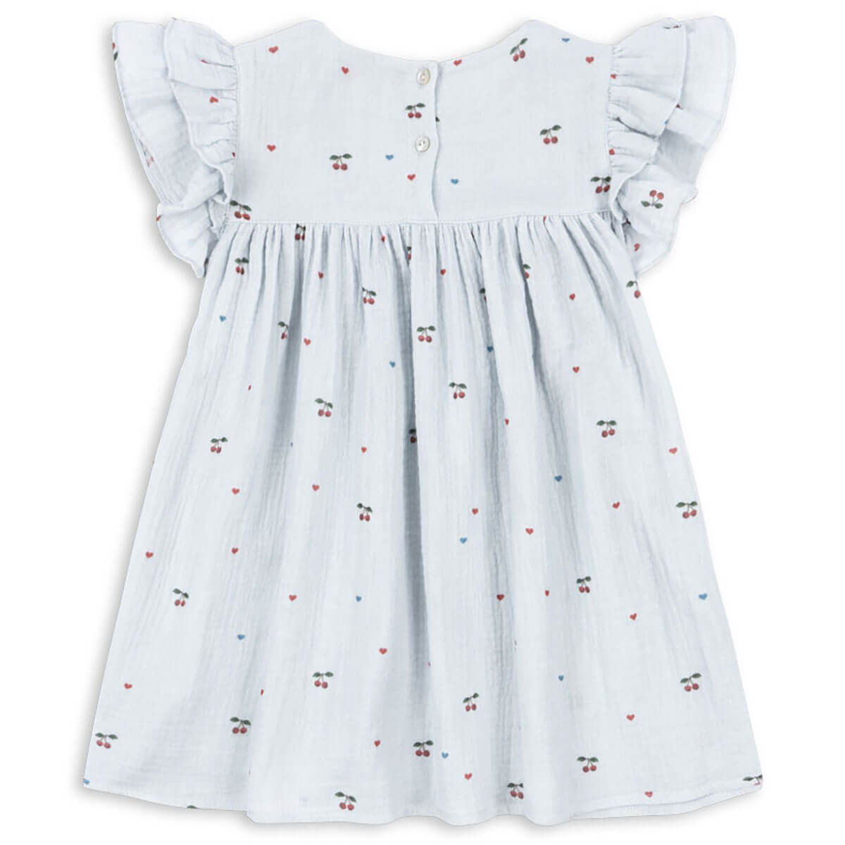 Coco Dress in Cherry Blue Coeur by Konges Sløjd