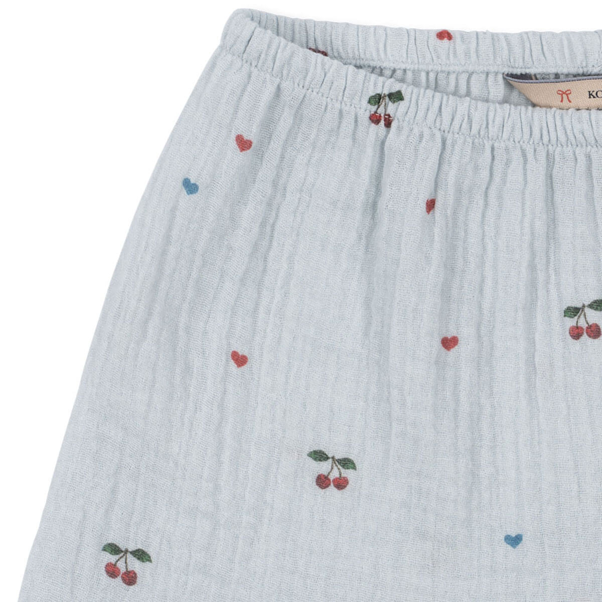 Coco Mini Shorts in Cherry Blue Coeur by Konges Sløjd