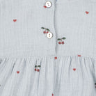 Coco Romper in Cherry Blue Coeur by Konges Sløjd
