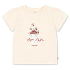 Famo Puff Tee in Ecru by Konges Sløjd
