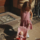 Isotta Dress in Raspberry Check by Konges Sløjd