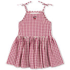 Isotta Dress in Raspberry Check by Konges Sløjd