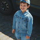 Magot Denim Jacket in Denim Blue by Konges Sløjd