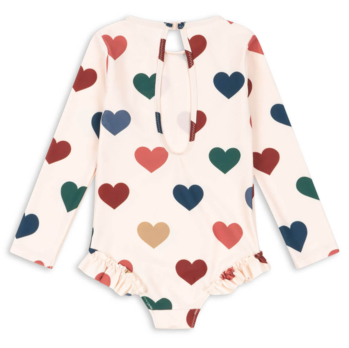 Manuca Long Sleeve Swimsuit in Bon Coeur Coloré by Konges Sløjd