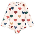 Manuca Long Sleeve Swimsuit in Bon Coeur Coloré by Konges Sløjd