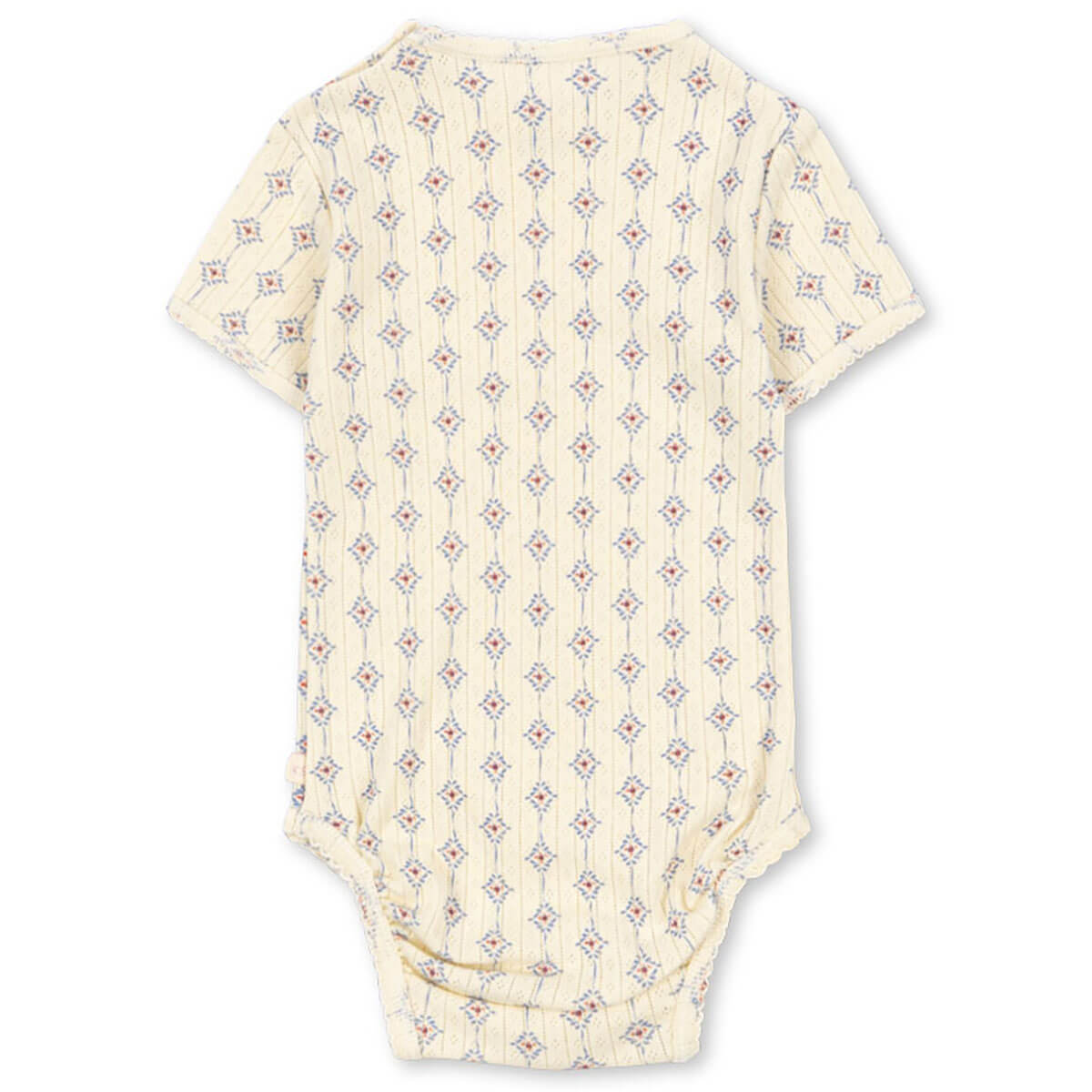 Minnie Short Sleeve Baby Body in Muro Blu by Konges Sløjd