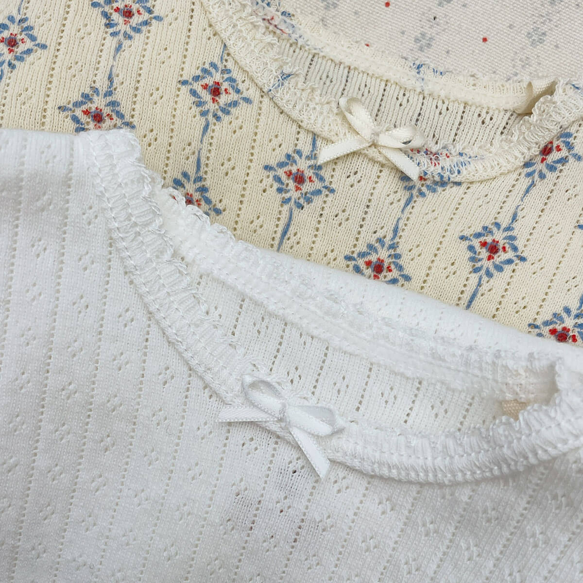 Minnie Short Sleeve Baby Body in Muro Blu by Konges Sløjd