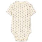 Minnie Short Sleeve Baby Body in Muro Blu by Konges Sløjd