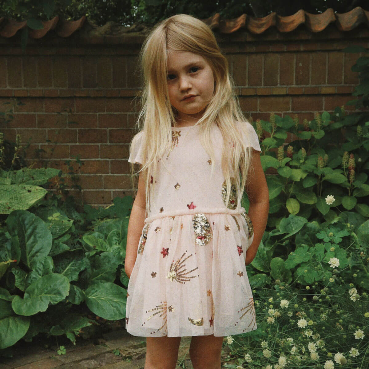 Odette Dress in Estella Sequin by Konges Sløjd
