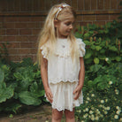 Posey Top in Antique White by Konges Sløjd
