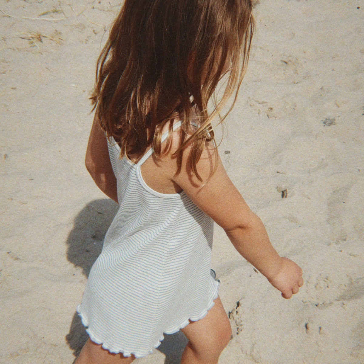 Roli Strap Dress in Sleet Stripe by Konges Sløjd