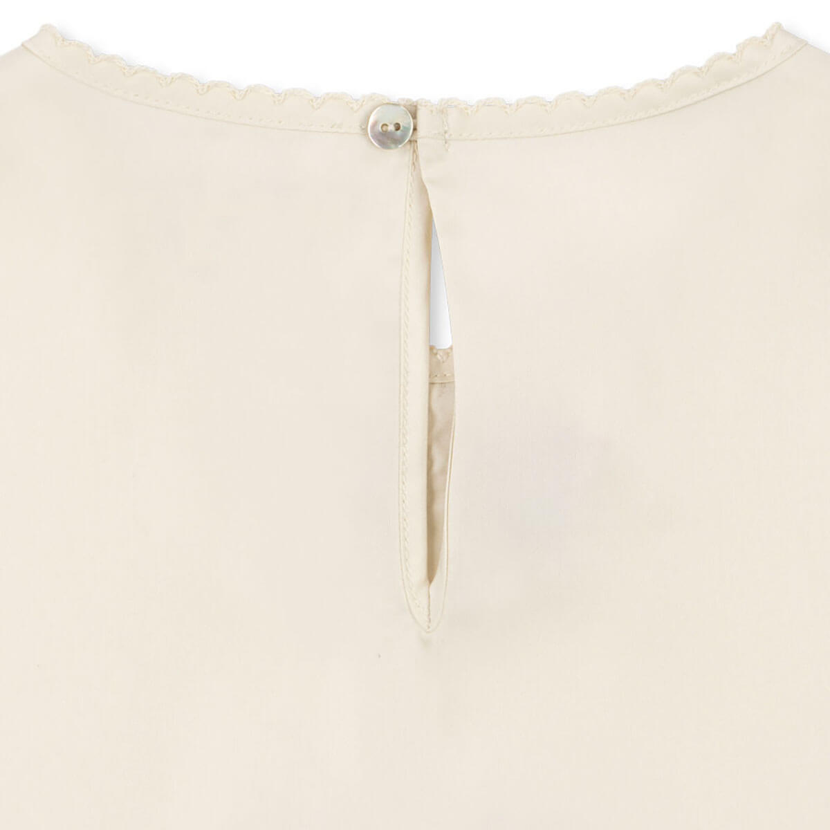 Sheeny Short Sleeve Top in Buttercream by Konges Sløjd