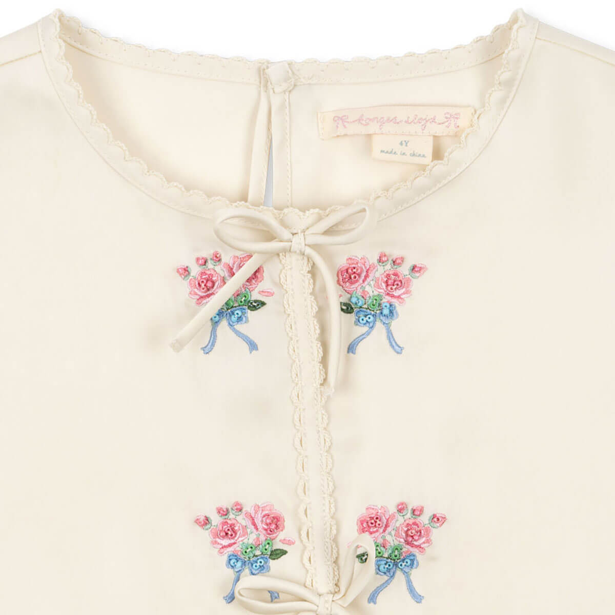 Sheeny Short Sleeve Top in Buttercream by Konges Sløjd