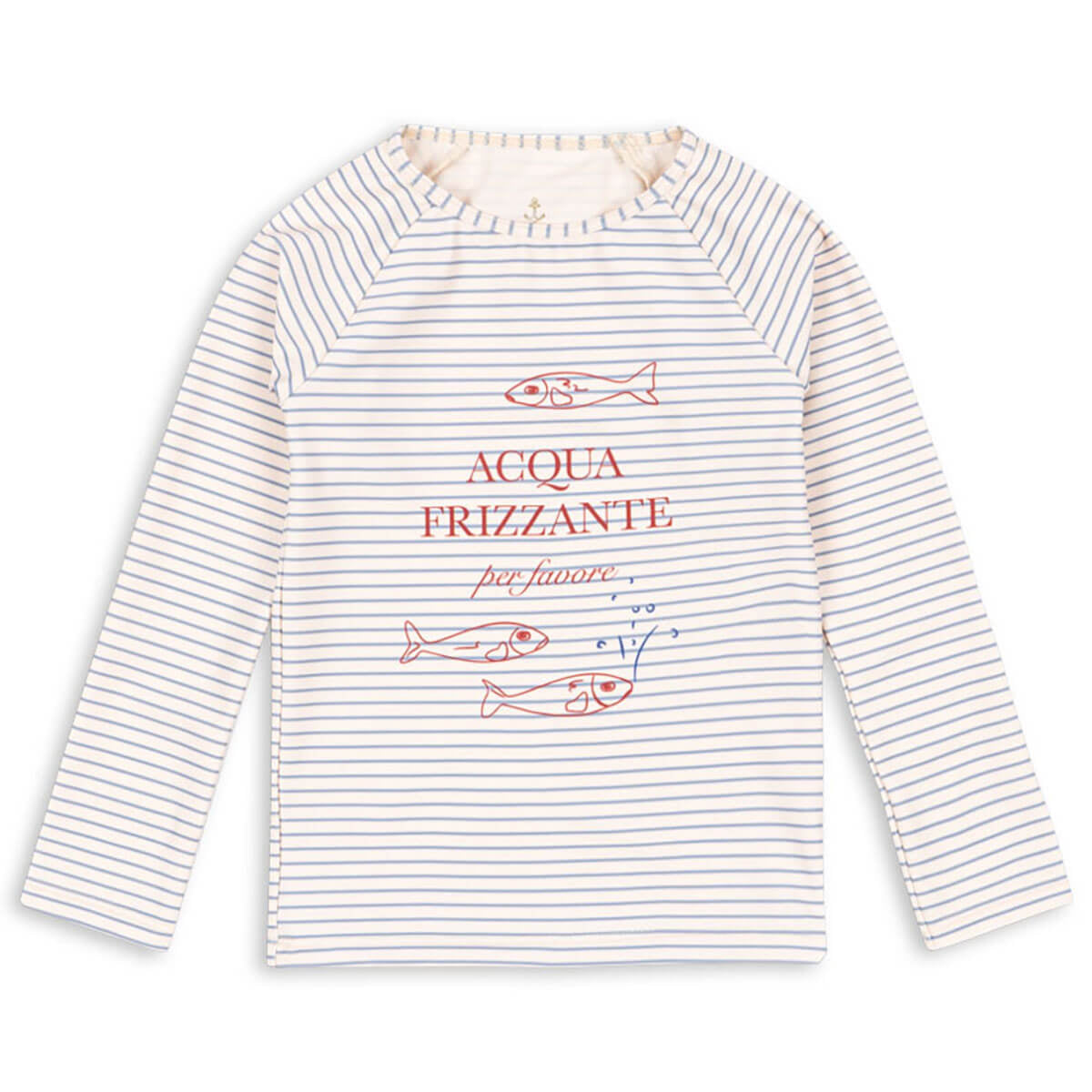 Aster Swim Blouse in Stripe Bluie by Konges Sløjd – Junior Edition