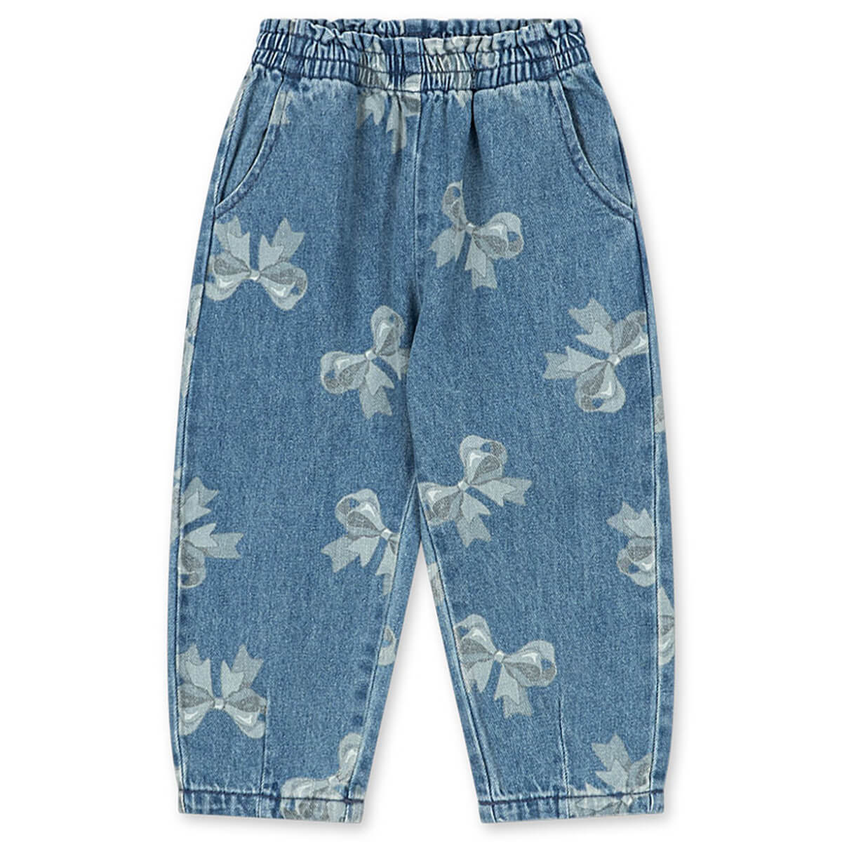 Magot Frill Pants in Bella Bow Blu by Konges Sløjd – Junior Edition