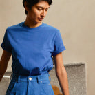 Basic Tee in Cobalt by L.F.Markey