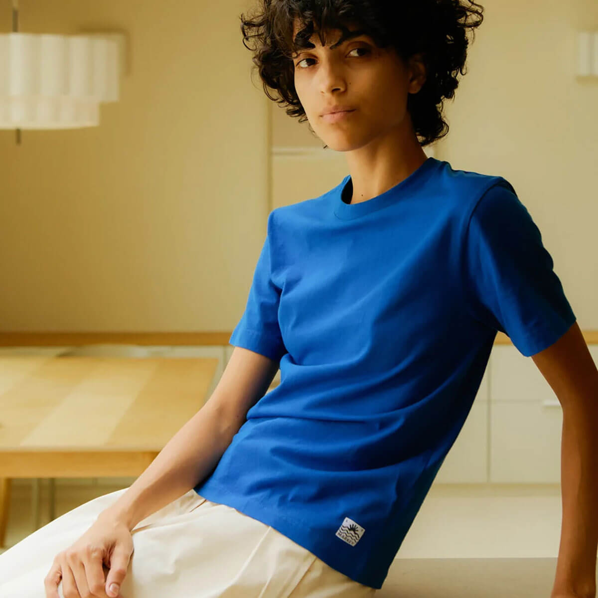 Basic Tee in Cobalt by L.F.Markey