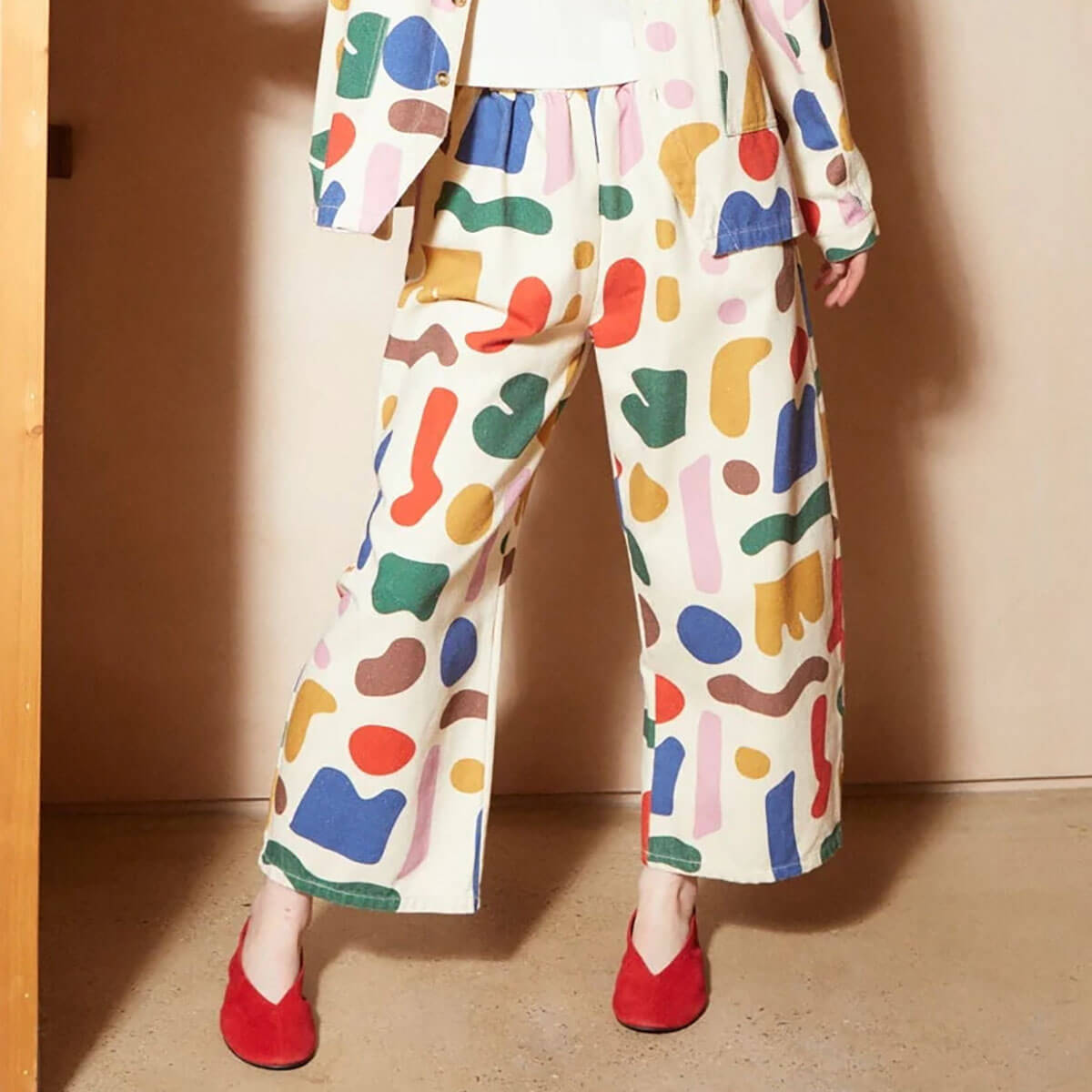 Graham Trouser in Palette Print by L.F.Markey