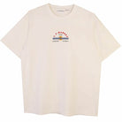 Logo Embroidered Tee in Ecru by L.F.Markey