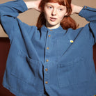 Oversized Chore Coat in Marine by L.F.Markey