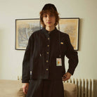 Wide Chore Coat in Black by L.F.Markey