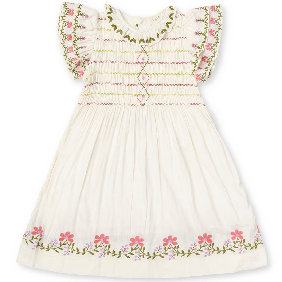Jane Dress in Opaline Silk by Lali - Last Ones In Stock - 4-6 Years