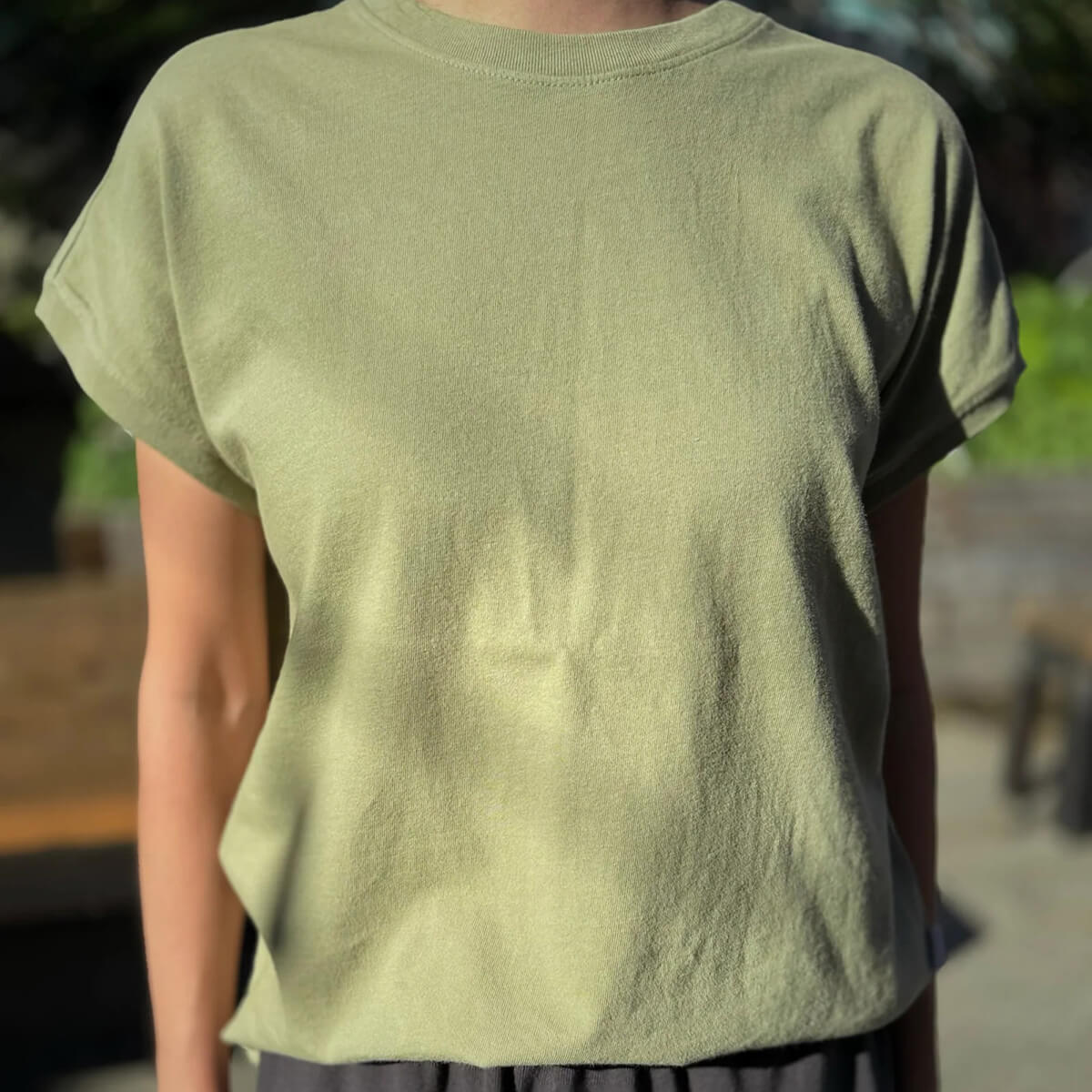 Ease Tee in Mint Dust by Le Bon Shoppe
