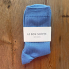Her Adult Socks in Periwinkle by Le Bon Shoppe