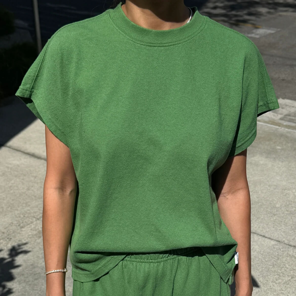 Jeanne Tee in Asparagus by Le Bon Shoppe