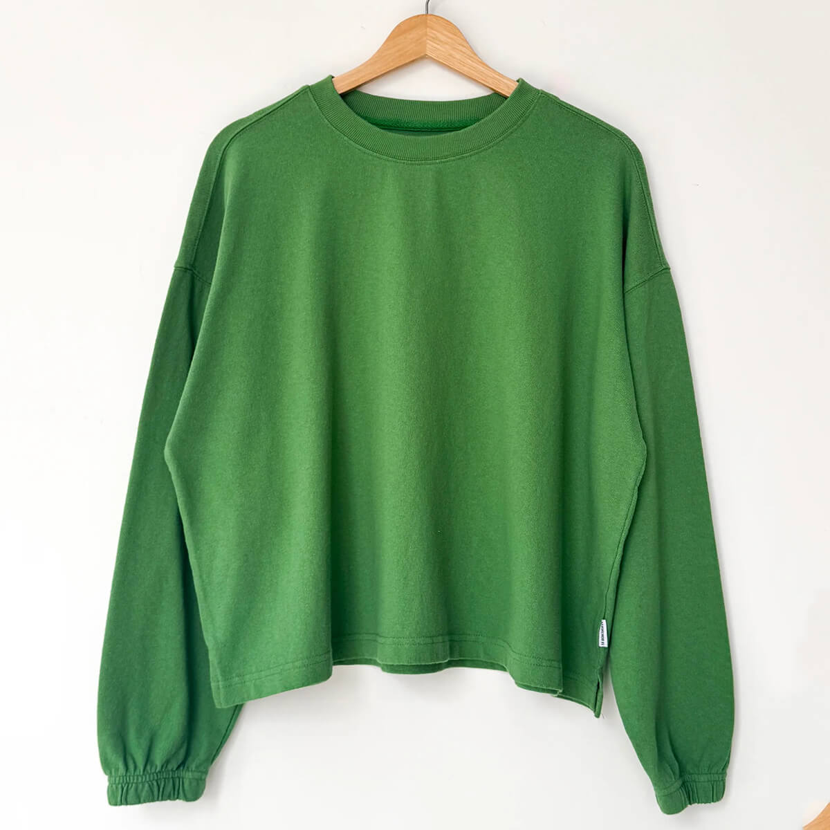 Naturelle Tee in Asparagus by Le Bon Shoppe