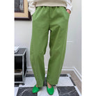 Arc Pants in Pistachio by Le Bon Shoppe