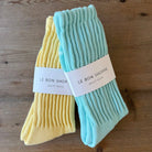 Ballet Adult Socks in Aqua by Le Bon Shoppe