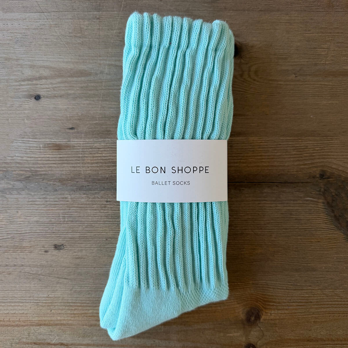 Ballet Adult Socks in Aqua by Le Bon Shoppe
