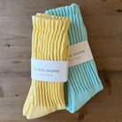 Ballet Adult Socks in Pale Yellow by Le Bon Shoppe
