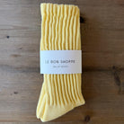 Ballet Adult Socks in Pale Yellow by Le Bon Shoppe