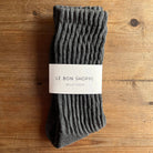 Ballet Adult Socks in Charcoal by Le Bon Shoppe
