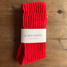 Ballet Adult Socks in Strawberry by Le Bon Shoppe