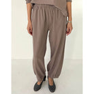 Balloon Pants in Mushroom by Le Bon Shoppe