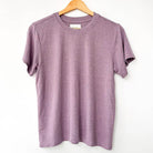Bo Linen Blend Tee in Lavender by Le Bon Shoppe