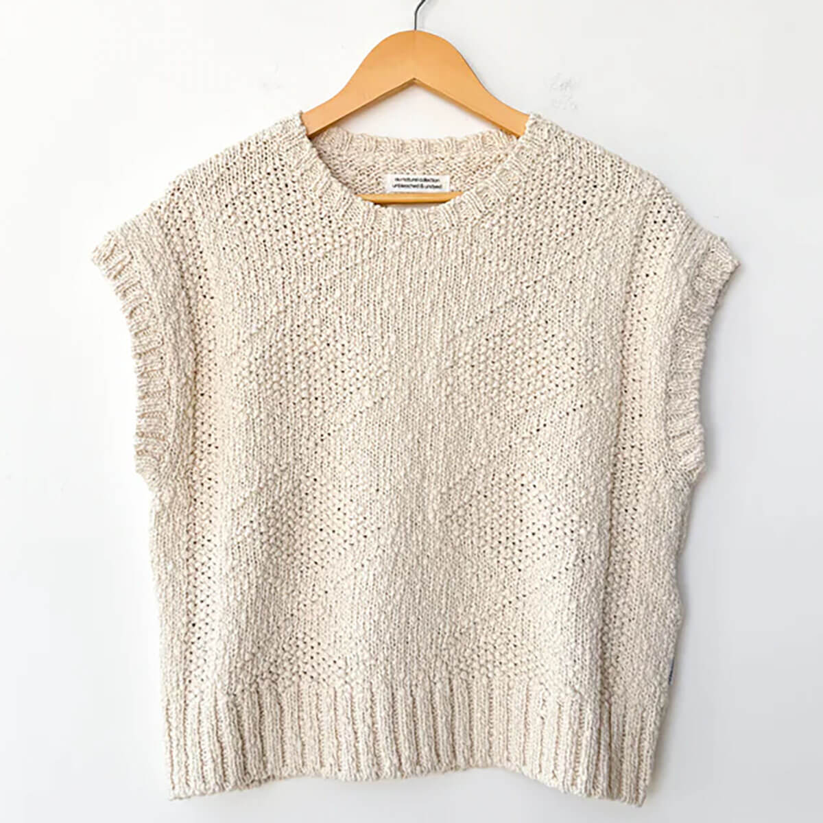 Alden Cotton Sweater in Naturel by Le Bon Shoppe