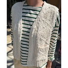 Papa Cotton Vest in Naturel by Le Bon Shoppe