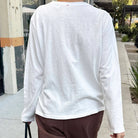 Foundation Tee in Vintage White by Le Bon Shoppe