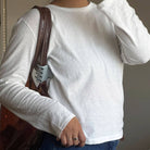 Foundation Tee in Vintage White by Le Bon Shoppe
