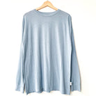 Haze Linen Blend Tee in Moonbeam by Le Bon Shoppe
